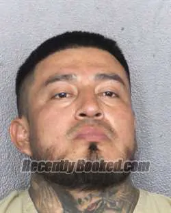 Booking photo from Broward County, Florida