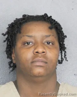 Mugshot of ELEXIA ZYKRIA ANDREWS booked in Broward County, Florida on April 22, 2026