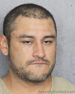 Mugshot of GALO DAVID GUEVARA RODRIGUEZ booked in Broward County, Florida on May 14, 2026