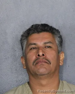 Mugshot of SOTERO ZAVALA IBARRA booked in Broward County, Florida on June 15, 2026