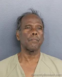 Mugshot of GEORGE PETER MONSEGUE booked in Broward County, Florida on July 7, 2026