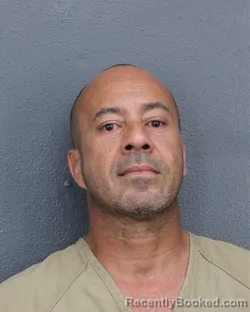 Mugshot of Leon Miguel Jurado Villalba booked in Broward County, Florida on August 7, 2026