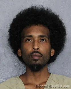 Mugshot of Mykardo A Fray booked in Broward County, Florida on August 23, 2026