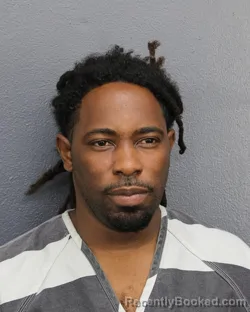 Mugshot of Deando Jaiovann Whitfield booked in Broward County, Florida on August 24, 2026