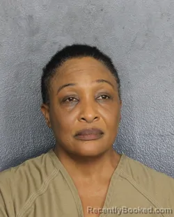 Mugshot of Yvonne Denton booked in Broward County, Florida on August 24, 2026