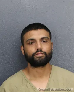 Mugshot of Brandon Davis Lalloo booked in Broward County, Florida on September 29, 2026