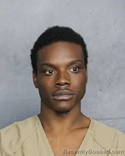 Mugshot of Kendrich Jean Baptiste booked in Broward County, Florida on October 1, 2026