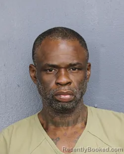 Mugshot of Paul Junior Simplice booked in Broward County, Florida on October 8, 2026