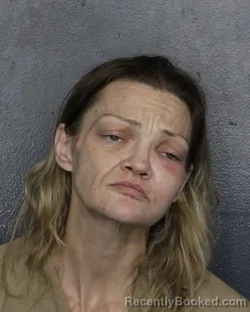 Mugshot of Amy Krista Allen booked in Broward County, Florida on October 10, 2026