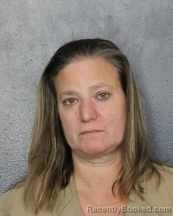 Mugshot of Christie Marie Shelton booked in Broward County, Florida on October 13, 2026
