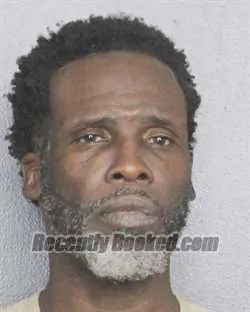 Booking photo from Broward County, Florida