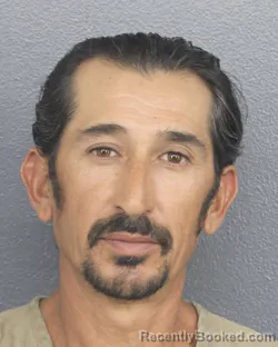 Booking photo from Broward County, Florida