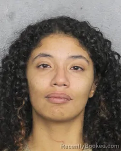 Mugshot of JINNELLY JAZMENDI DURAN booked in Broward County, Florida on May 8, 2026