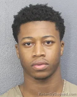 Mugshot of OMAR CHARLES GLINTON booked in Broward County, Florida on May 9, 2026