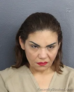 Mugshot of CLARA DIANEL MENDEZ booked in Broward County, Florida on June 28, 2026