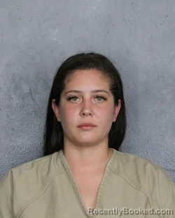Mugshot of Gabriela Vanessa Perez Paez booked in Broward County, Florida on July 24, 2026
