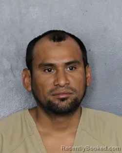 Mugshot of David Alberto Aragon Rivera booked in Broward County, Florida on July 28, 2026