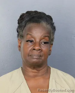 Mugshot of Senetta Wilson Carter booked in Broward County, Florida on August 18, 2026