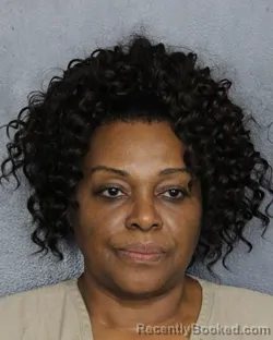 Mugshot of Sharon Audrey Escoffery booked in Broward County, Florida on August 21, 2026
