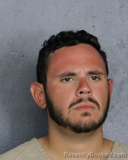 Mugshot of Oscar Matias Mier Medina booked in Broward County, Florida on August 23, 2026
