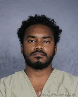 Mugshot of Isaiah John Romero Williams booked in Broward County, Florida on August 24, 2026