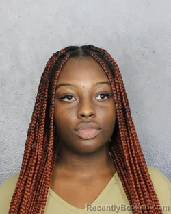 Mugshot of Nahalie Johuny Lafortune booked in Broward County, Florida on September 13, 2026