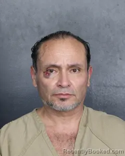 Mugshot of Juan Enrique Cabada booked in Broward County, Florida on October 2, 2026