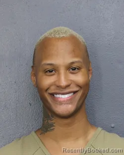 Mugshot of Shaquille Jaray Palmer booked in Broward County, Florida on October 2, 2026