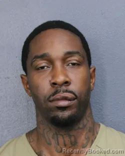 Mugshot of Jerrod Antron Odom booked in Broward County, Florida on October 7, 2026