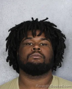 Mugshot of Dante Rashad Stringer booked in Broward County, Florida on October 13, 2026
