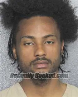 Booking photo from Broward County, Florida
