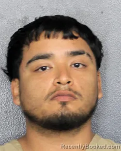Mugshot of BRYAN VELASCO PERALTA booked in Broward County, Florida on March 13, 2026