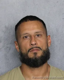 Mugshot of David Duque booked in Broward County, Florida on July 30, 2026