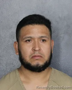 Mugshot of Eduardo Reyes Rebollo booked in Broward County, Florida on August 2, 2026