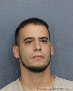 Mugshot of Pedro Edisnyel Denis booked in Broward County, Florida on August 4, 2026