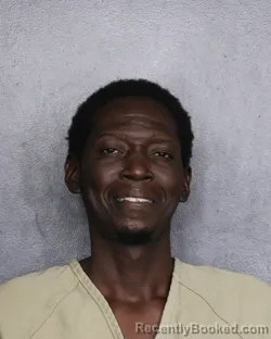 Mugshot of Edson Ricarlo Toussaint booked in Broward County, Florida on October 5, 2026