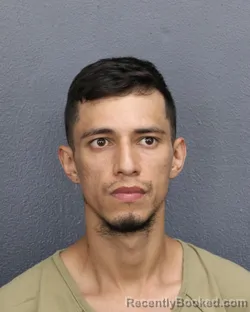 Mugshot of Anderson Torres Carvajal booked in Broward County, Florida on October 6, 2026