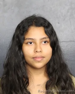 Mugshot of Stephany Isabella Garcia Lemus booked in Broward County, Florida on October 6, 2026