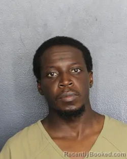 Mugshot of Bronson Jean booked in Broward County, Florida on October 8, 2026