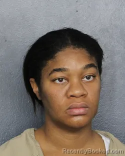 Mugshot of Kai Marie Leader booked in Broward County, Florida on October 9, 2026
