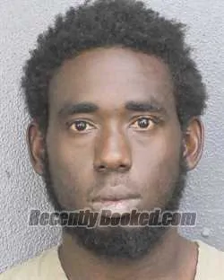 Booking photo from Broward County, Florida