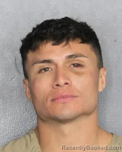 Mugshot of CHRIS ISAAK HERRERIAS booked in Broward County, Florida on March 9, 2026