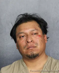 Mugshot of DIEGO WILLIAM GUARCHAJ TZIQUIN booked in Broward County, Florida on June 15, 2026