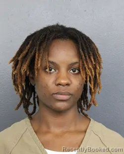 Mugshot of Gabrielle Briana Mark booked in Broward County, Florida on July 28, 2026