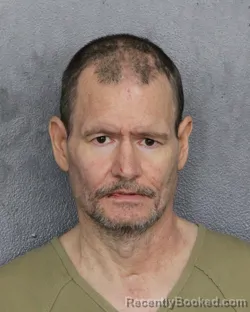 Mugshot of John Gordon J Kirkley booked in Broward County, Florida on July 29, 2026