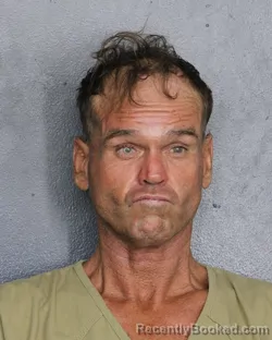 Mugshot of James William Milas Affleck booked in Broward County, Florida on August 10, 2026