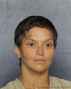 Mugshot of Cynthia Marie Rivera booked in Broward County, Florida on August 20, 2026