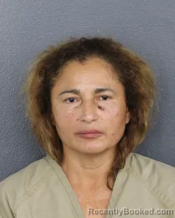 Mugshot of Ana Perza Solorano booked in Broward County, Florida on September 24, 2026