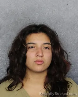 Mugshot of Angelica Maria Cortez booked in Broward County, Florida on October 4, 2026
