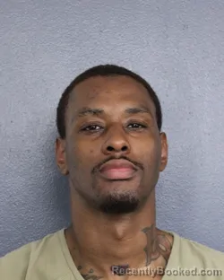 Mugshot of Ladaytrick Syqwan Bullard booked in Broward County, Florida on October 7, 2026
